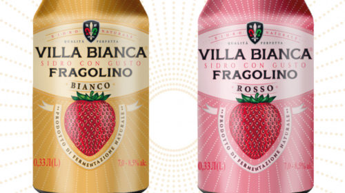 Летняя новинка от «Оболони» — Sidro Villa Bianca con gusto Fragolino