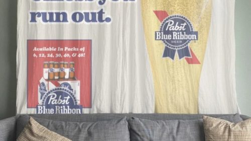 Pabst Blue Ribbon будет платить за размещение рекламы дома
