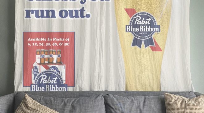Pabst Blue Ribbon будет платить за размещение рекламы дома